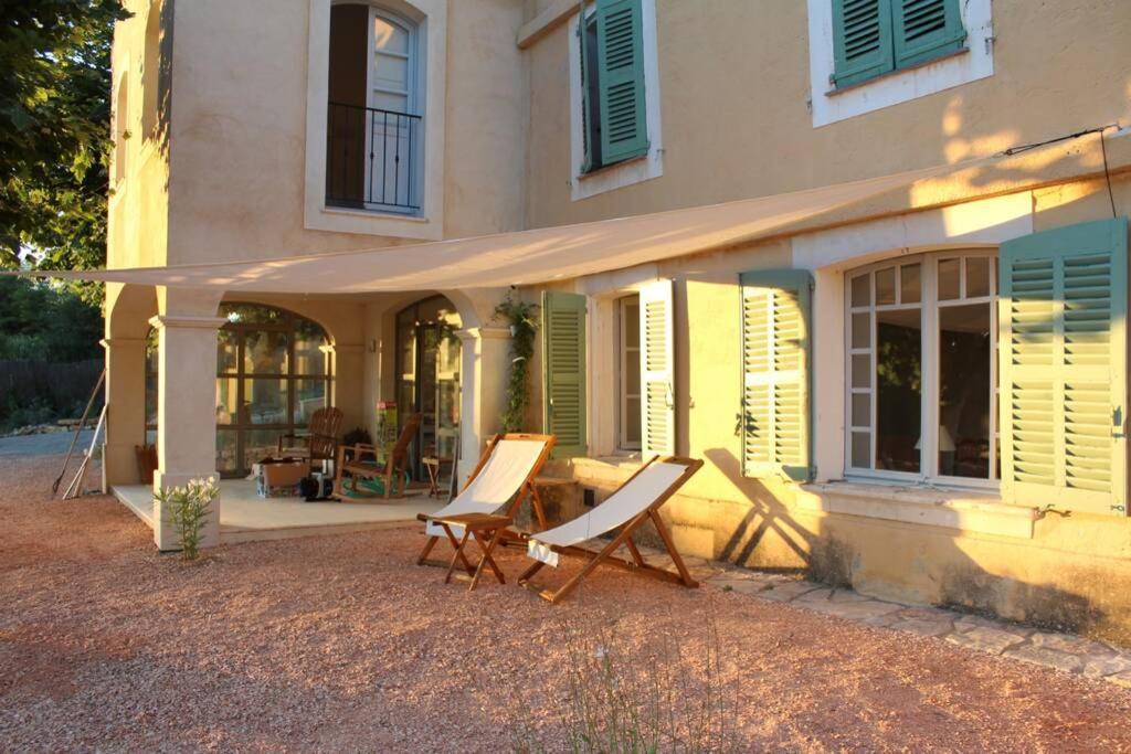 Bastide Au Milieu Des Vignes Et Des Oliviers Aups别墅 外观 照片