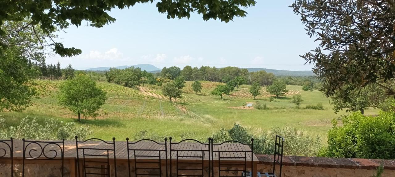 Bastide Au Milieu Des Vignes Et Des Oliviers Aups别墅 外观 照片